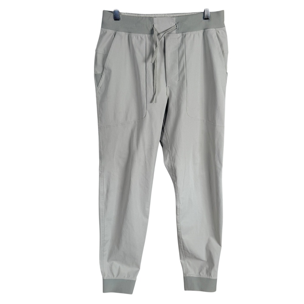 Lululemon‎ Warpstreme Joggers LM5AJLS Mens M Warm Ash Gray Drawstring Activewear